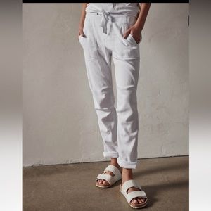 James Perse Soft Drape Pants in White